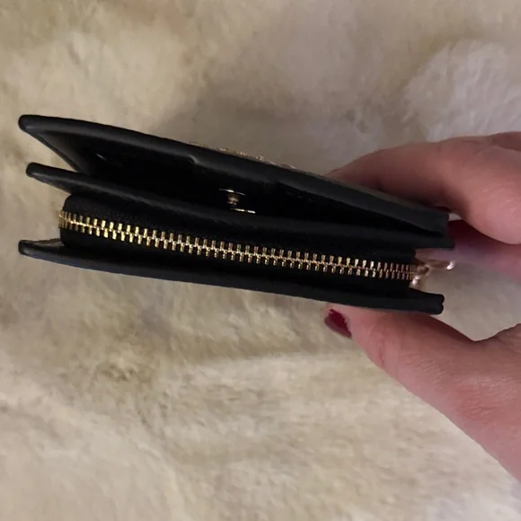 Coach Black Leather Snap Wallet - Picture 4 of 4